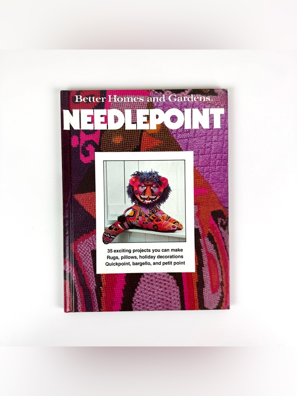 Vintage Better Homes and Gardens Colorful Needlepoint Fiber Arts Book